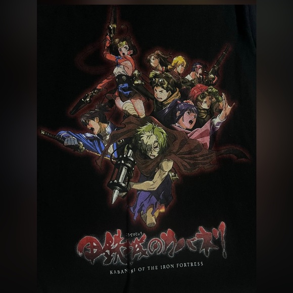 Kabaneri Anime Graphic Black T-Shirt - Picture 2 of 2